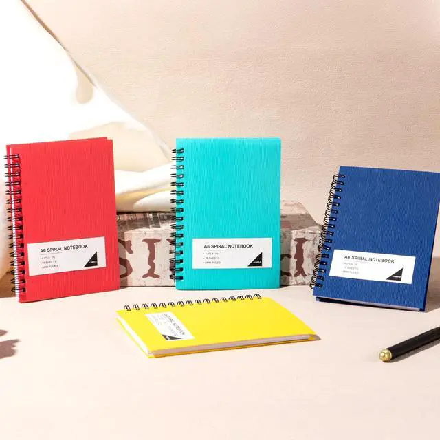 Alt view image 5 of 7 - Small Spiral Notebooks 4x6,Wide Ruled Mini Journal,60 pack | 4 Color 234 Sheets/468 Pages, Small Pocket Notebooks for School Work Notes, ideal for journals, meeting notes, travel