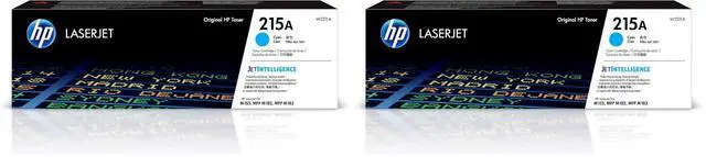 Main image of 215A Cyan Toner Cartridge Printers | Works with Color LaserJet Pro M155,Color LaserJet Pro MFP M182,M183 Series | W2311A,(Pack of 2)