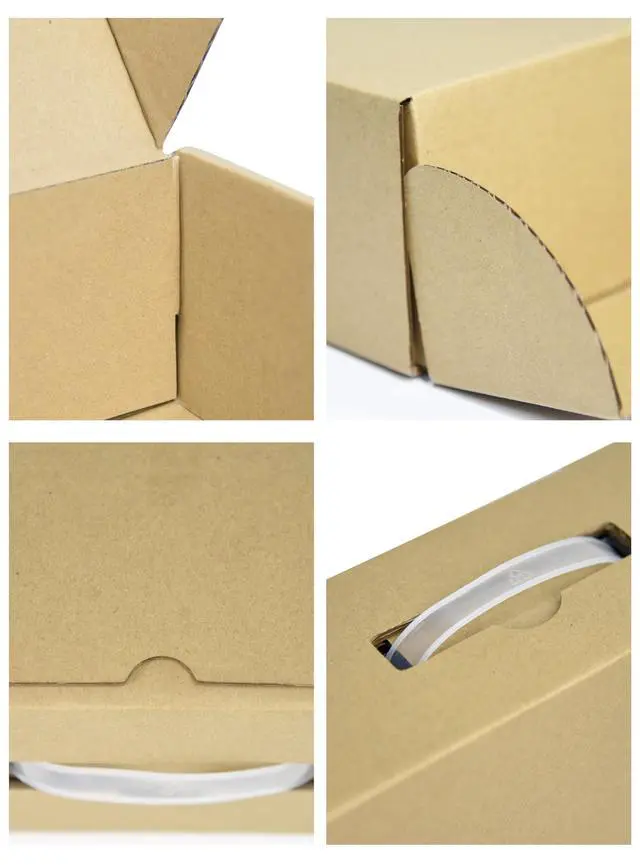 Alt view image 6 of 7 - 5-Pack Laptop Box with Protection Foam, Handmade Laptop Sleevess, Cardboard Laptop Shipping Box, Secure Mailer Box for up to 17.3 Inches Notebook Computer
