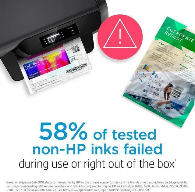 Alt view image 7 of 7 - 952XL Blk/952 CMY Original Ink Bundle for OfficeJet Pro 77208740 Series