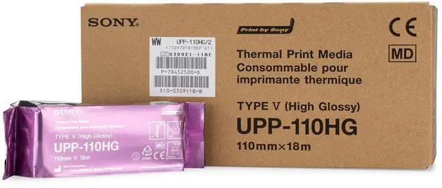 Main image of UPP-110HG Thermal Print Media Video Imaging Paper 1box (10 Rolls)