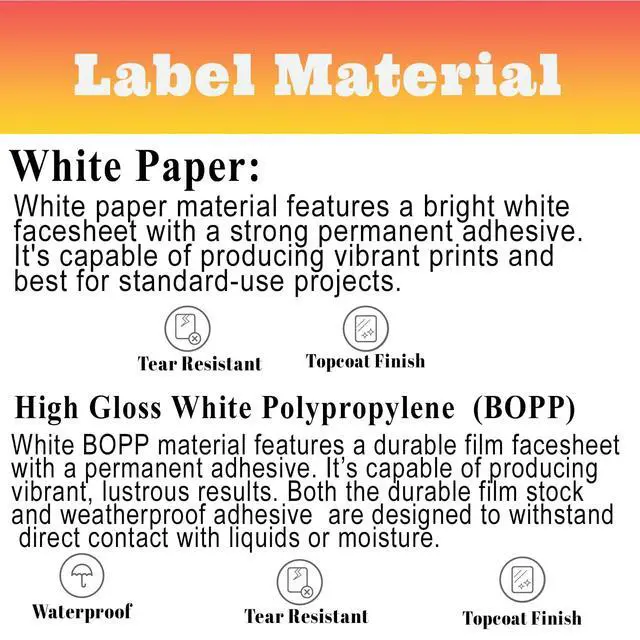 Alt view image 6 of 7 - 500+ Custom Round/Square/Rectangle Roll Labels for Business Logo. Personalize Your Own Business Stickers. Multi Shapes and Sizes. (Rectangle)