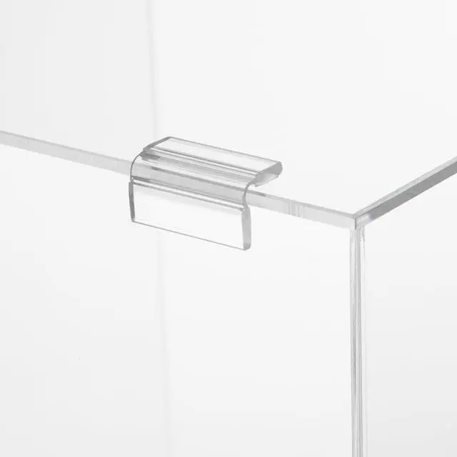 Alt view image 6 of 7 - Clear Suggestion Box with Stand, Floor Standing Offering Box for Church, Sign Holder, Acrylic Donation Ballot Collection for Election Voting Contest