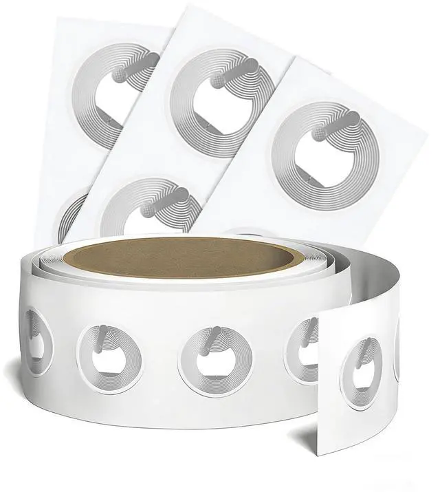 Main image of NFC Tags Sticker with NTAG215 Blank Chips NFC Stickers Adhesive Labels NFC Tags Rewritable 504 Bytes Memory Compatible with NFC-Enabled Smartphones (1000)