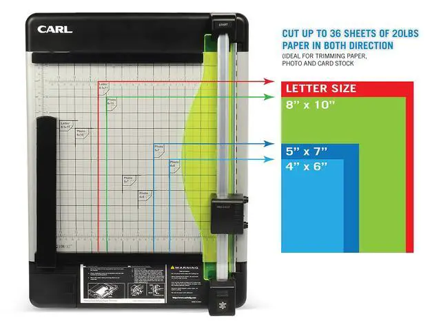 Alt view image 2 of 7 - Manufacturing 12210 Heavy-Duty Trimmer 12-Inch 36 Sht Cap. 14-Inch x12-1/4-Inch x3/4-Inch GY