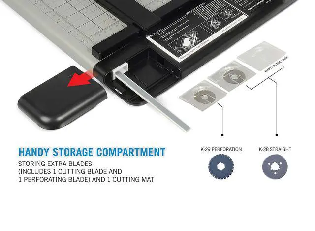 Alt view image 7 of 7 - Manufacturing 12210 Heavy-Duty Trimmer 12-Inch 36 Sht Cap. 14-Inch x12-1/4-Inch x3/4-Inch GY