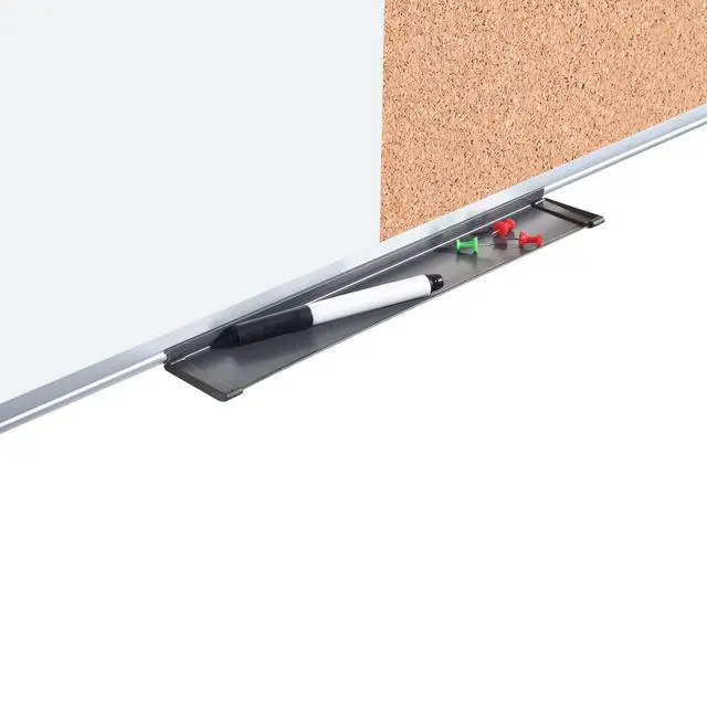 Alt view image 7 of 7 - Maya Combination Board, Dry Erase / Cork Bulletin Board, 48" x 72", Whiteboard / Cork Board with Aluminum Frame