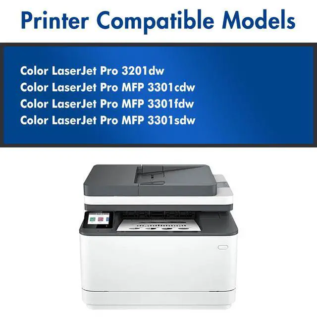 Alt view image 2 of 6 - 218A Toner Cartridges 4 Pack for 218X HP MFP 3301 3301fdw Toner with Chip | Compatible for HP 218A 218X 218 Works with Color LaserJet Pro 3201dw MFP 3301 Series 3301sdw 3301cdw Printer Ink (B/C/Y/M)