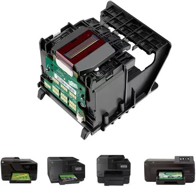 Alt view image 3 of 5 - 950 951 Printhead (with chip) with for OfficeJet Pro 8100 8600 8610 8620 8630 8625 8635 8640 Printerwith 1 Set of 950XL/951XL Ink cartridges