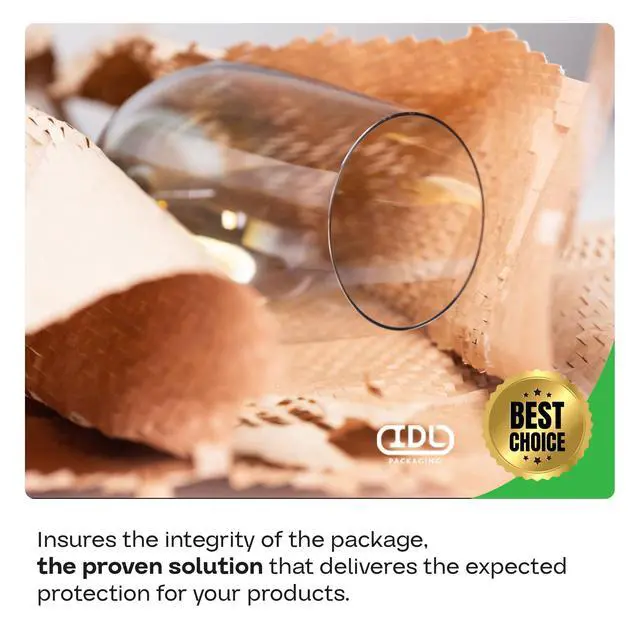 Alt view image 7 of 7 - HexaFil Honeycomb Packing Kraft Paper 15" x 20400" (1700 ft) in Self-Dispensed Box - Patented Cushioning Box Filler for Void Filling, Moving, Shipping - Alternative to Bubble Plastic