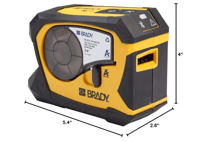 Alt view image 7 of 7 - M211 Portable Bluetooth Label Printer Kit (M211-KIT), Yellow/Black