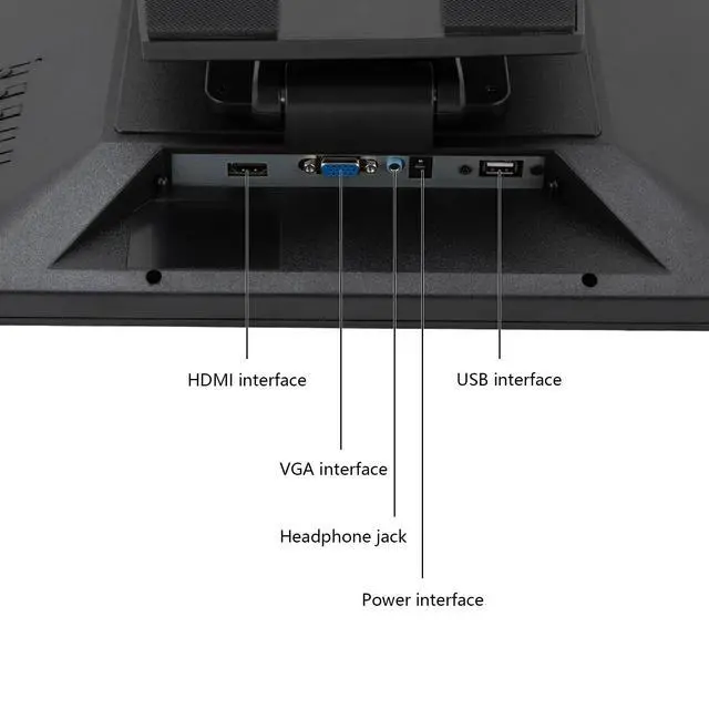 Alt view image 7 of 7 - Mobile Tablet POS Cash Register Monitor, 15-Inch Capacitive LED Backlit Multi-Touch Monitor Touch Cash Register Display for Small Business Restaurant Retail Grocery Convenience Mobile Food Truck