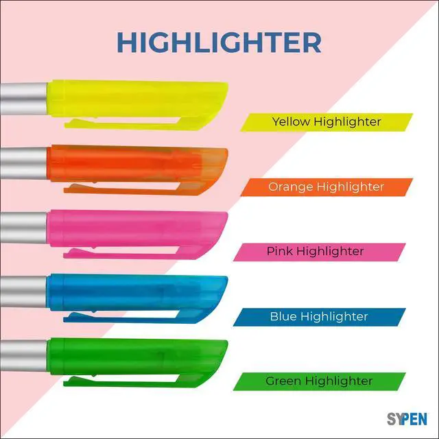 Alt view image 4 of 7 - Personalized Pens with Highlighter and Stylus -175 Pack Bulk-Free Imprint - 3 In Highlighter, Ballpoint Pen, and Stylus Combo- add Custom Business Name, Logo or Gift Message- Assorted, Colored Imprint