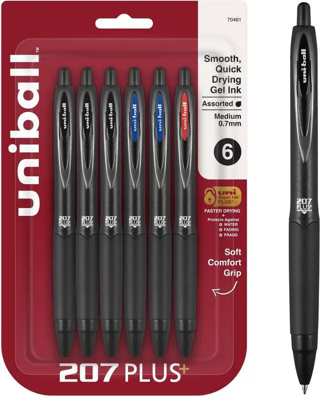 Main image of 207PLUS+ Gel, 0.7MM, Asst Bus (Pack of 72)