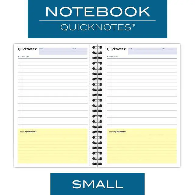 Alt view image 3 of 5 - Limited Business Notebook with QuickNotes, Legal Ruled Paper, 5" x 8", 80 Sheets, Flexible Soft Touch Cover, Wirebound, Gray (06096) (Pack of 12)