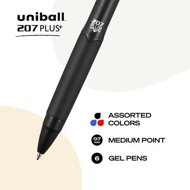 Alt view image 2 of 7 - 207PLUS+ Gel, 0.7MM, Asst Bus (Pack of 72)