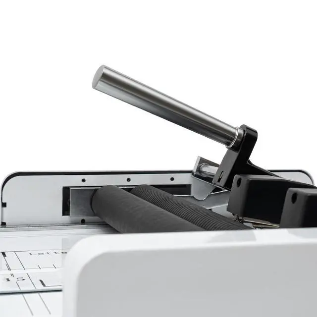 Alt view image 5 of 7 - A3 Folding Binding Machine, 2-in-1 Paper Folder Machine 60W Letter Folding Machine Book Printing Machine Booklet Maker About 200-300 Books/H Max. Binding 20 Sheets with Visible Panel