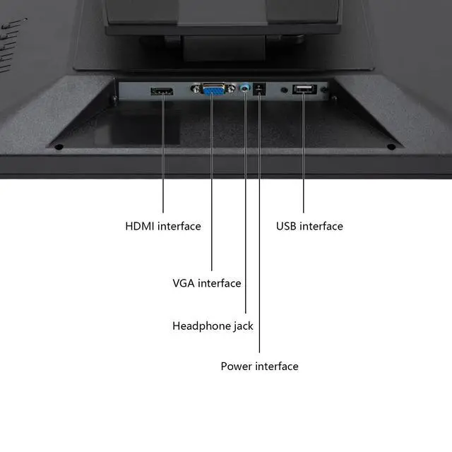 Alt view image 7 of 7 - Mobile Tablet POS Cash Register Monitor, 17-Inch Capacitive LED Backlit Multi-Touch Monitor Touch Cash Register Display for Small Business Restaurant Retail Grocery Convenience Mobile Food Truck