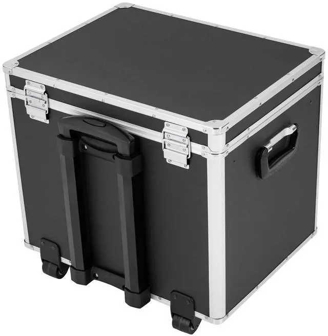 Main image of Locking Mobile File Box Letter/Legal Size File Chest, File Box with Lock Sturdy Wheels and Telescoping Handle, Portable Home Office Filing Cabinet for Heavy Files Transport