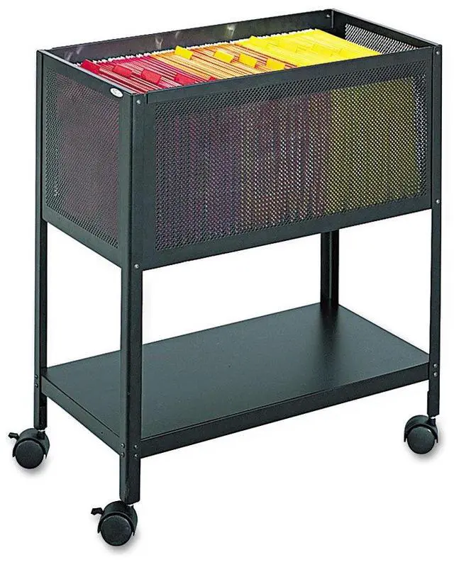Main image of Products 5350BL Open Top Mesh Tub File, Letter Size, Black