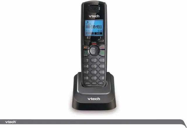 Alt view image 3 of 3 - DS6151-11 DECT 6.0 2-Line Expandable Cordless Phone + (3) DS6101-11 Accessory Handset, Black