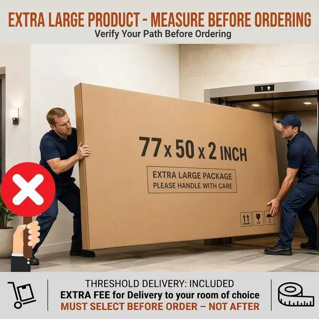 Alt view image 2 of 7 - Large Glass Whiteboard, Enhanced Magnetism Glass Dry Erase Board for Wall, 72" x 48" Magnetic Pure White Tempered Glass Board, 6' x 4' Big White Board for Home, Office, School