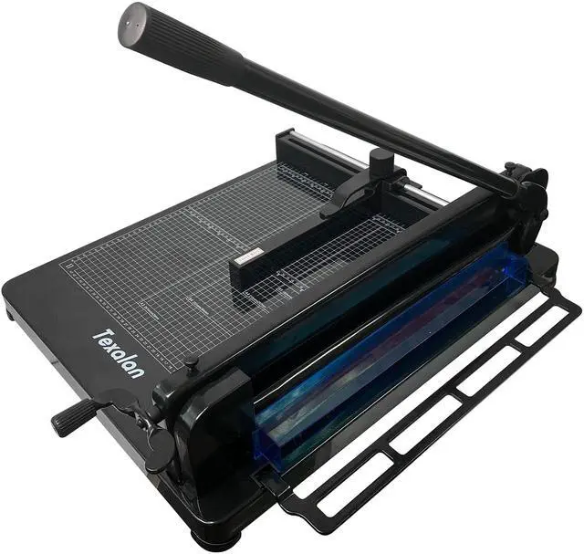 Main image of (R) Heavy Duty Guillotine Paper Cutter Black 400 Sheets Stack Paper Trimmer (A3-17'' Paper Cutter)