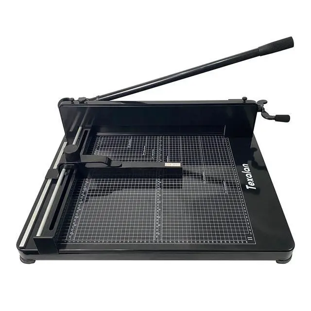 Alt view image 3 of 6 - (R) Heavy Duty Guillotine Paper Cutter Black 400 Sheets Stack Paper Trimmer (A3-17'' Paper Cutter)