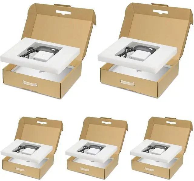 Main image of Laptop Shipping Box with Protection Foam for up to 17 Inches Notebook, Cardboard Laptop Box for Shipping, Secure Mailing Boxes, 5 Pack