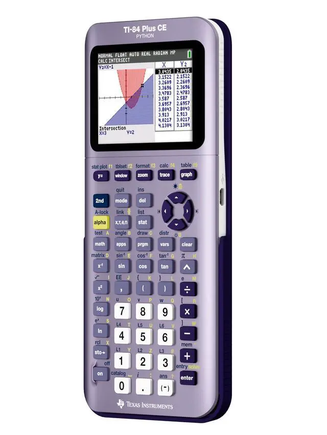 Alt view image 4 of 7 - TI-84 Plus CE Python Enhanced Graphing plus Software, Iris/Purple