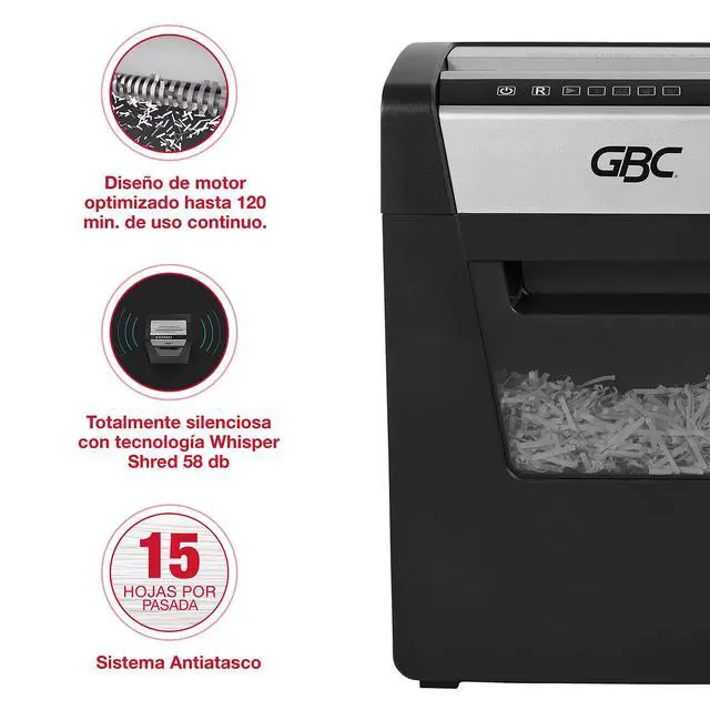 Alt view image 3 of 7 - ShredMaster Home Office Shredder, SX15-06, Cross-Cut, 15 Sheets (1758500)