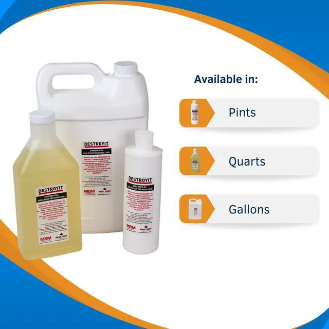 Alt view image 3 of 4 - MBM Destroyit 8 Pints of Paper Shredder Oil (case of 8 x 1 Pint Bottles) - CED21/8