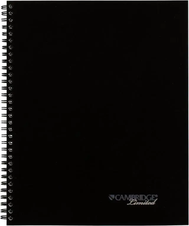 Main image of Limited Business Notebook with QuickNotes,Legal Ruled Paper,8" x 11",80 Sheets,Flexible Soft Touch Cover,Wirebound,Gray (06066),(Pack of 12)