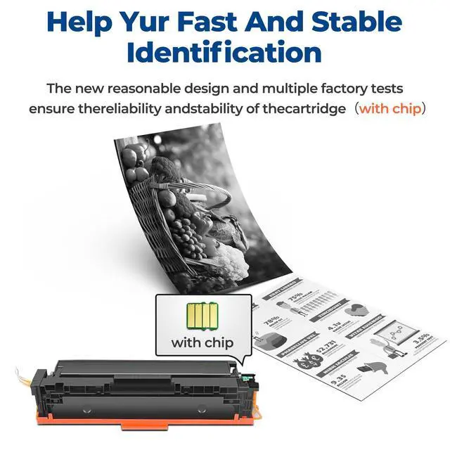 Alt view image 6 of 7 - 58A Toner Cartridge Black Laser Jet Pro M404dw Enterprise M406dn Compatible for HP 58A CF258A Toner Cartridges Replacement Pro M404dw M406dn M404dn M404n MFP M430f M428dw M428fdn fdw Printer(2 Black)