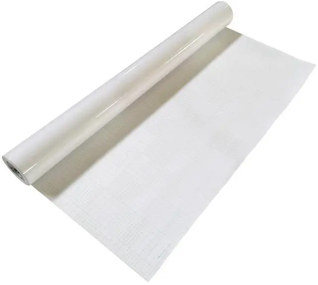 Main image of 1.38x54yard (1968x50") 2mil Uv Glossy Clear Vinyl Cold Laminating Film Laminator