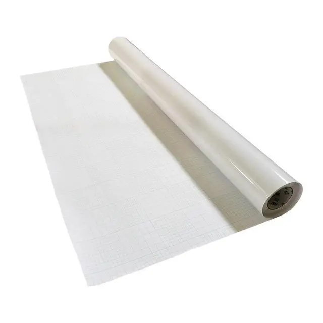 Alt view image 3 of 5 - 1.38x54yard (1968x50") 2mil Uv Glossy Clear Vinyl Cold Laminating Film Laminator