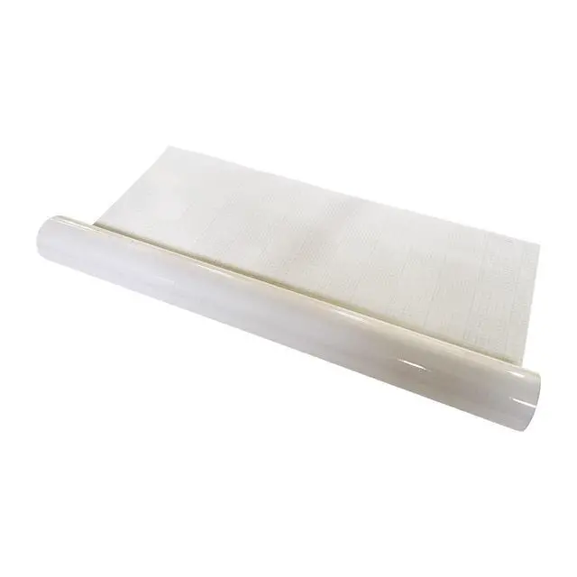 Alt view image 4 of 5 - 1.38x54yard (1968x50") 2mil Uv Glossy Clear Vinyl Cold Laminating Film Laminator