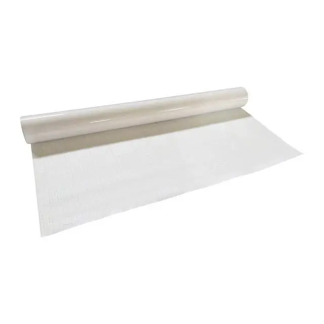 Alt view image 5 of 5 - 1.38x54yard (1968x50") 2mil Uv Glossy Clear Vinyl Cold Laminating Film Laminator