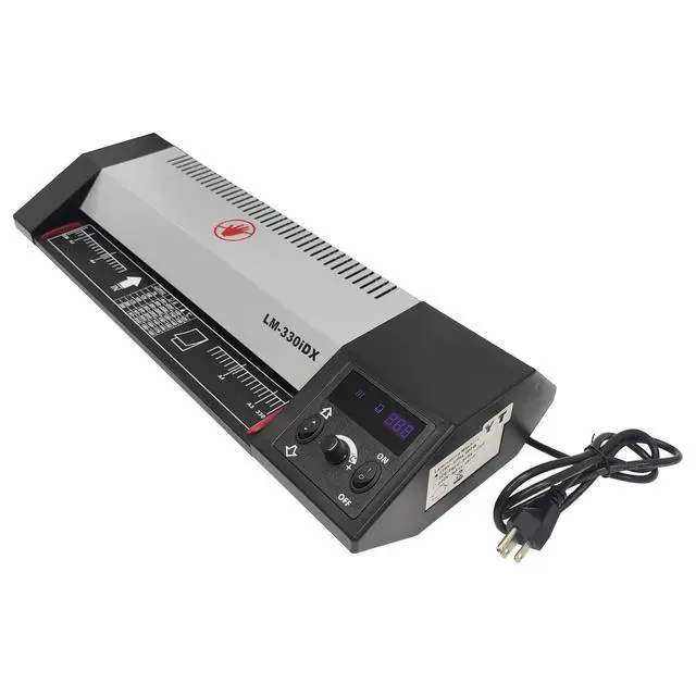 Alt view image 2 of 7 - A3 Metal High Temperature Hot Cold Laminating Machine 4 Rollers Laminator for 10 mil Laminating Pouch