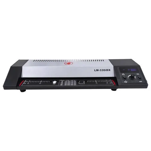 Alt view image 5 of 7 - A3 Metal High Temperature Hot Cold Laminating Machine 4 Rollers Laminator for 10 mil Laminating Pouch