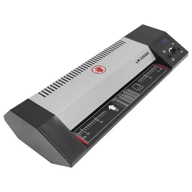 Alt view image 6 of 7 - A3 Metal High Temperature Hot Cold Laminating Machine 4 Rollers Laminator for 10 mil Laminating Pouch