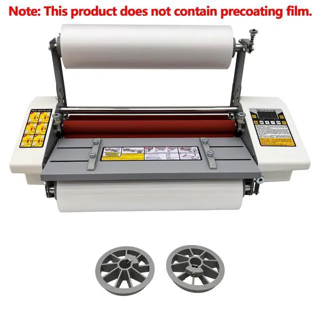 Alt view image 2 of 7 - 13Inch A3+ High Speed Hot Cold Roll Laminator Single and Dual Sided Laminating Machine with Digital Display Speed Adjustable Temperature 0-180 Adjusted 110V 600W