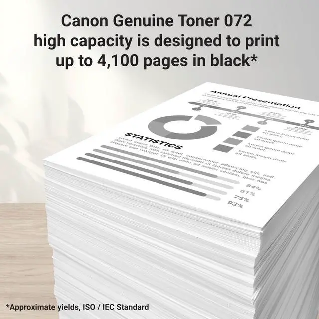 Alt view image 3 of 6 - Genuine 072 Black Toner Cartridge High Capacity Compatible with MF280 Series and LBP172dw