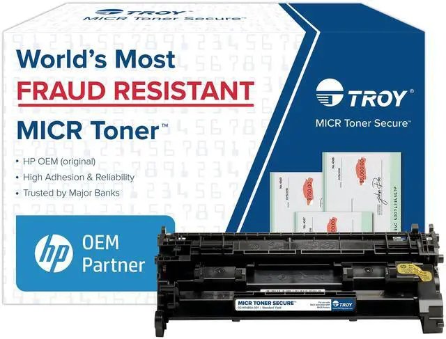 Main image of 4001/4101 MICR Toner Secure Standard Yield Cartridge, Check Printing, Coordinating HP Part Number: W1480A, Yields 2900 Pages, Black