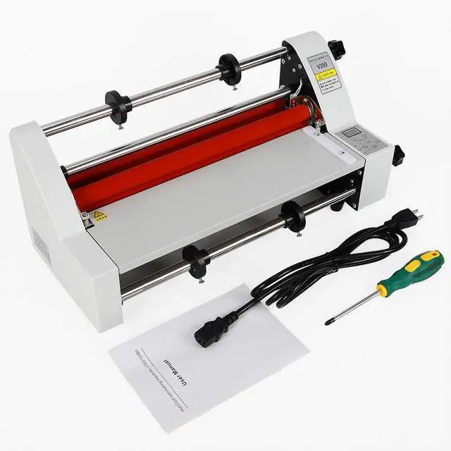 Alt view image 3 of 6 - Digital V350 13" 350mm Thermal Hot Cold Roll Laminator (Laminator)