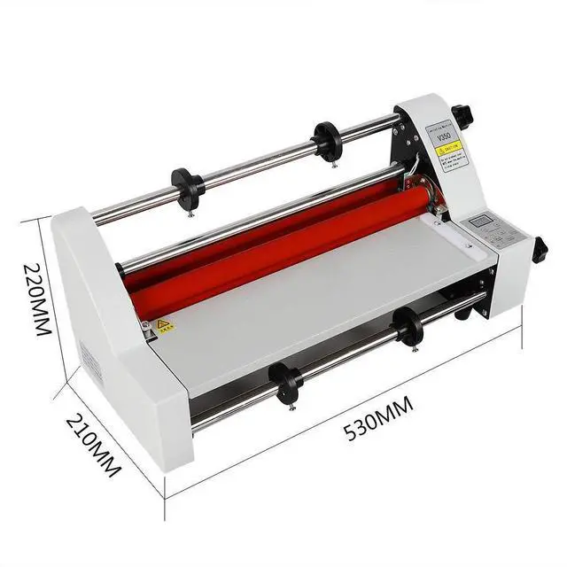 Alt view image 4 of 6 - Digital V350 13" 350mm Thermal Hot Cold Roll Laminator (Laminator)