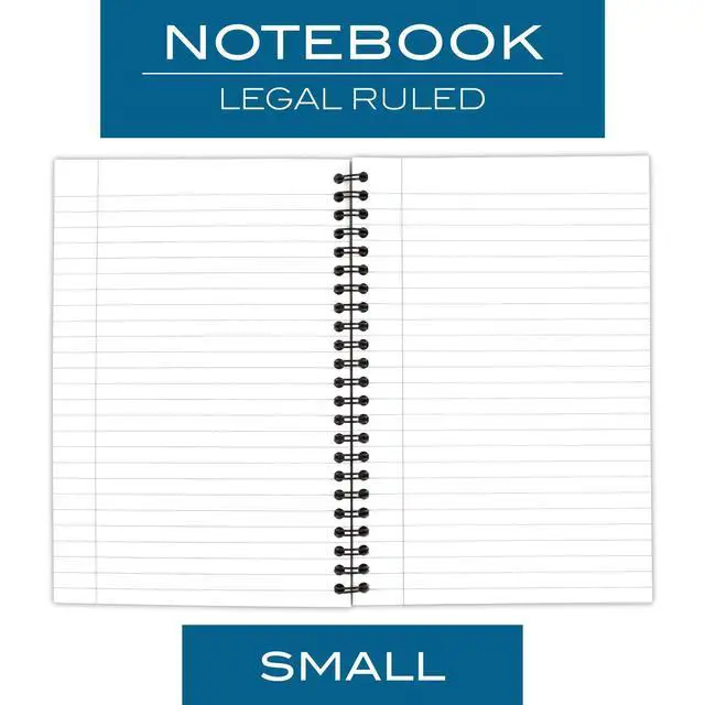 Alt view image 3 of 6 - Limited Business Notebook, Legal Ruled Paper, 5" x 8", 80 Sheets, Flexible Soft Touch Cover, Wirebound, Black (06074) (Pack of 12)