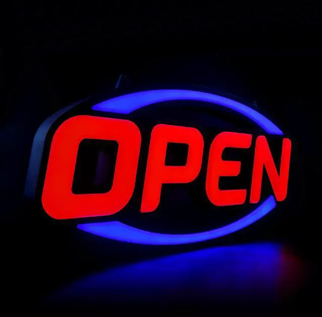 Main image of 2026 Model 32" x 16" LED Neon Open Sign - Ultra Bright Extra Jumbo Large - Remote Controlled - Get Your Business Seen Day or Night