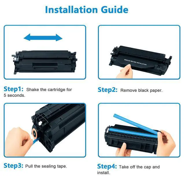 Alt view image 6 of 7 - 218A Toner Cartridges Combo Pack Compatible Replacement for HP 218A Work for Color Laserjet Pro 3201dw MFP 3301fdw 3301cdw 3301sdw 3201 dw 3301 fdw cdw Printer W2180A 4-Pack Black Cyan Magenta Yellow