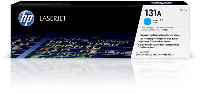 Main image of 131A Cyan Toner Cartridge | Works with LaserJet Pro 200 Color M251, LaserJet Pro 200 Color MFP M276 Series | CF211A